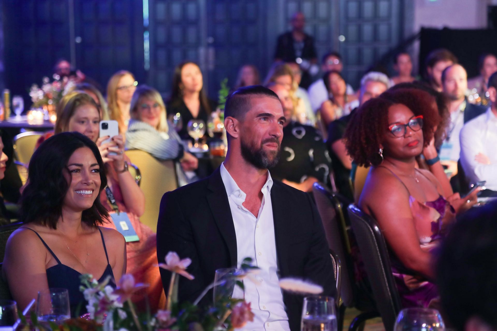 The Phelps' at the Adweek Brand Genius Gala (Image Source: Getty)